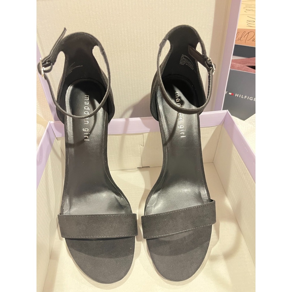 Madden Girl Black High Heeled Dress Shoes Size 9 NIB